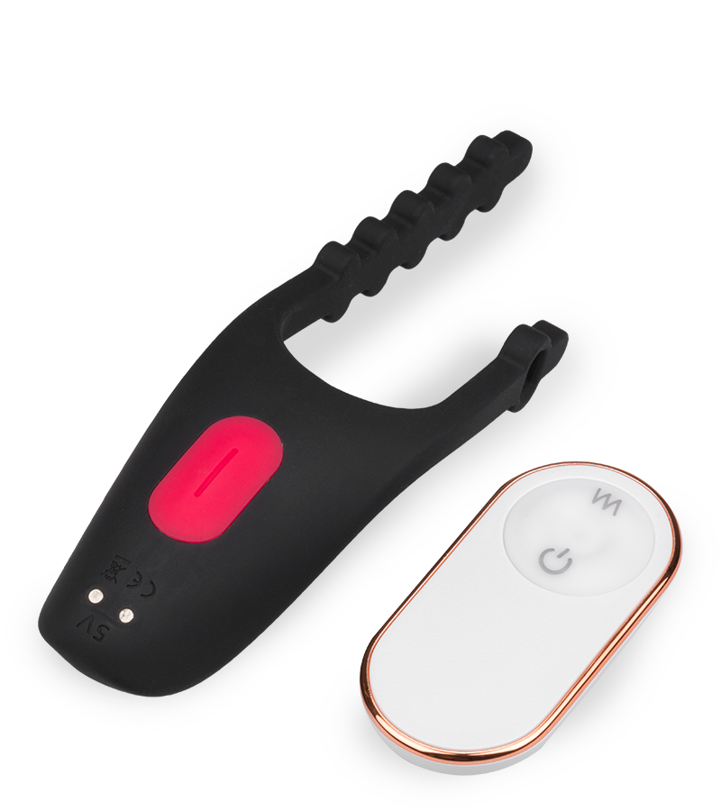 Verstellbarer vibrierender Penisring Spaceship