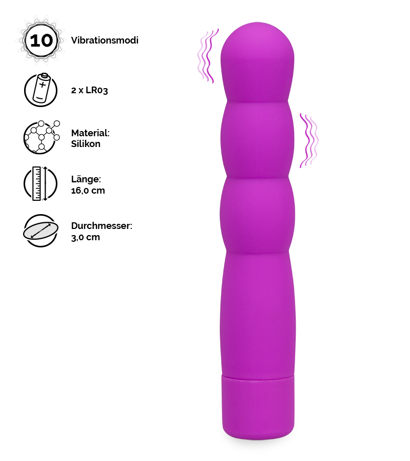 Vibrator 10 Stufen Loopy