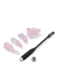 Laden Sie das Bild in den Galerie-Viewer, Vibrator mit 4 Aufsätzen