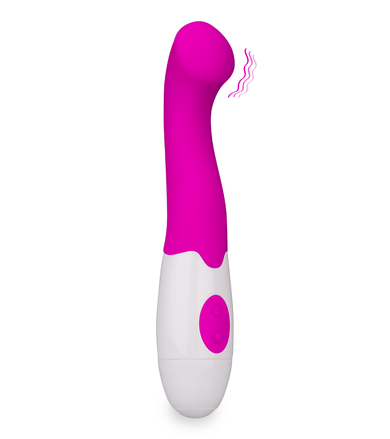 Vibrator mit gebogener Spitze 30 Vibrationsstufen