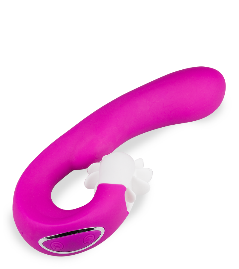 Vibrator mit Klitorisstimulator Alicia