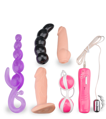 Vibrator-Set mit 5 Sextoys