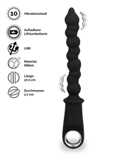 Laden Sie das Bild in den Galerie-Viewer, Vibrierende Analkette Tremor