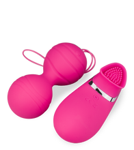 Laden Sie das Bild in den Galerie-Viewer, Vibrierende Liebeskugeln mit Vibrator-Fernbedienung