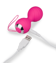 Laden Sie das Bild in den Galerie-Viewer, Vibrierende Liebeskugeln mit Vibrator-Fernbedienung