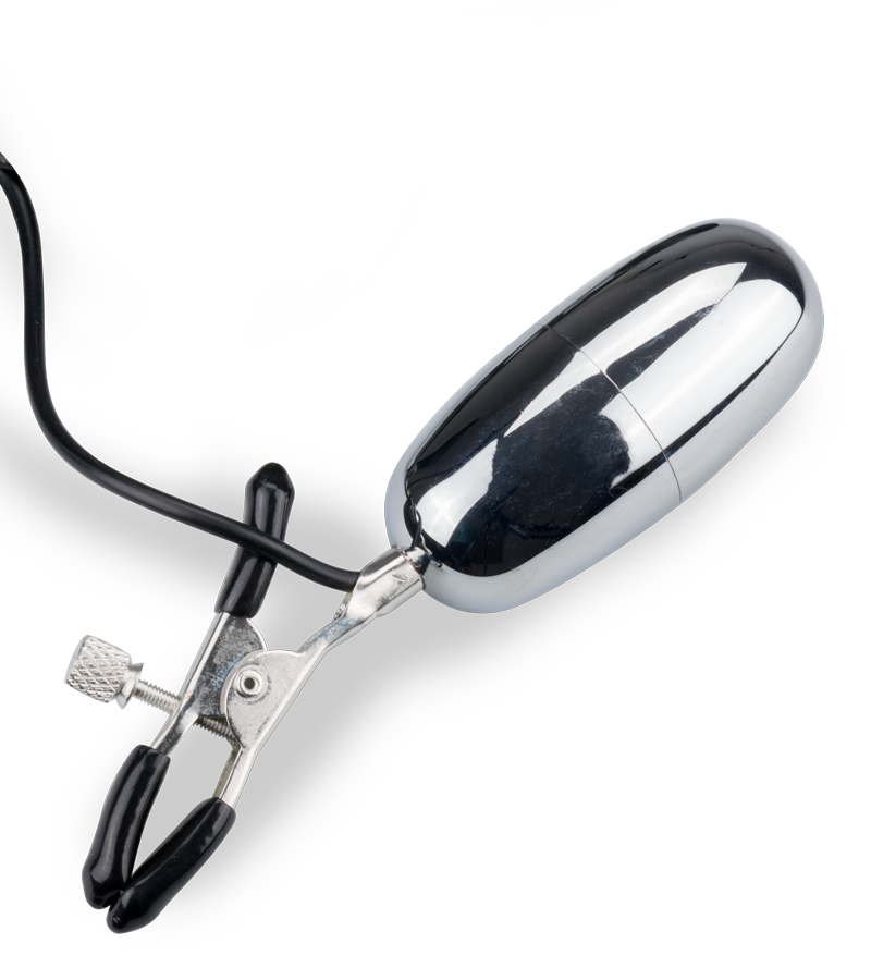Vibrierende Nippelklemmen mit Vibrator