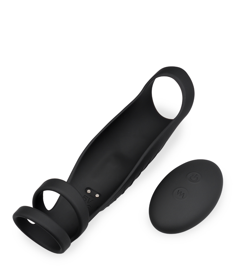 Vibrierende Penismanschette mit 9 Modi Intensify