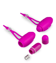 Laden Sie das Bild in den Galerie-Viewer, Vibrierende Silikon-Nippelklemmen