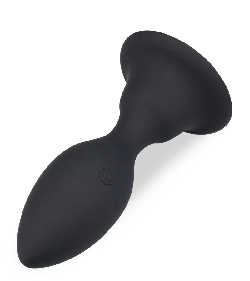 Vibrierender Analplug mit Saugfuß