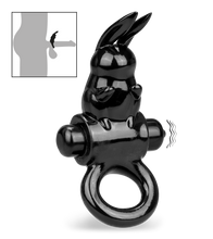Laden Sie das Bild in den Galerie-Viewer, Vibro-Cockring mit 10 Modi Bunny