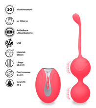 Laden Sie das Bild in den Galerie-Viewer, Vibro-Liebeskugeln mit Funk Aphrodite