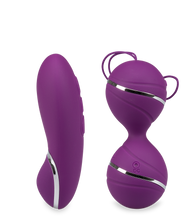 Laden Sie das Bild in den Galerie-Viewer, Vibro-Liebeskugeln mit vibrierender Fernbedienung