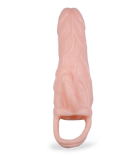 Laden Sie das Bild in den Galerie-Viewer, Vibro-Penishülle mit Anus- und Klitorisreizer