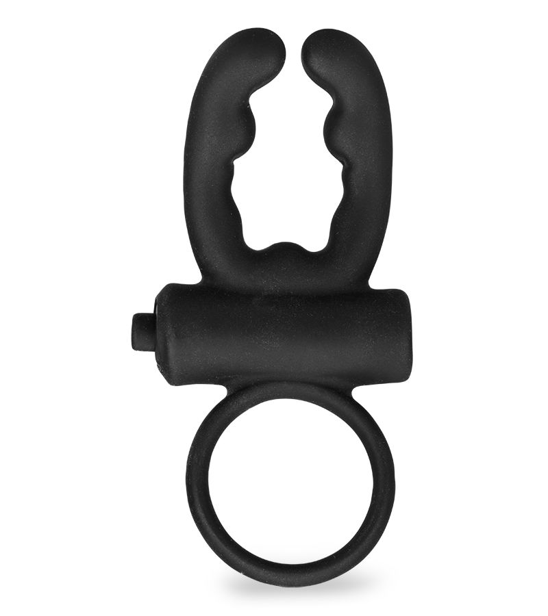 Vibro-Penisring mit Klitorisreizer