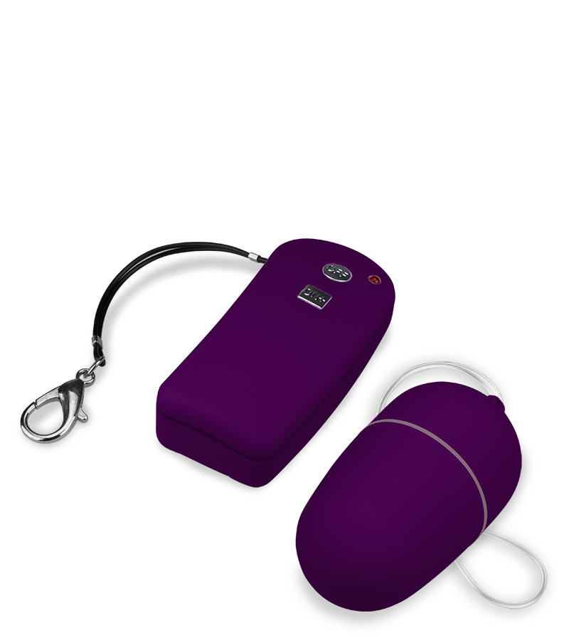 Vibroei mit Fernbedienung Brava - M