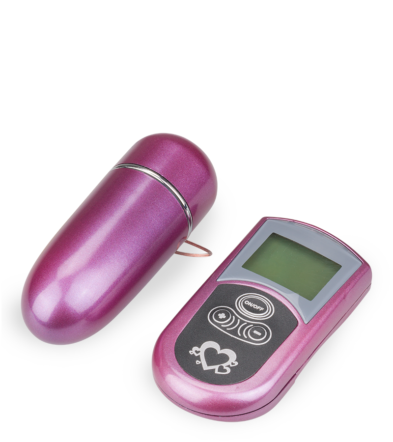 Vibroei mit LCD-Fernbedienung