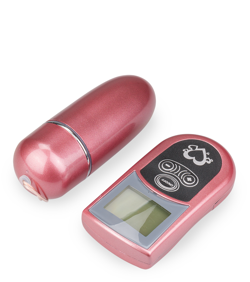 Vibroei mit LCD-Fernbedienung