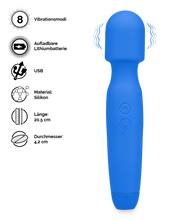 Laden Sie das Bild in den Galerie-Viewer, Wand Massager mit 8 Modi Wizard