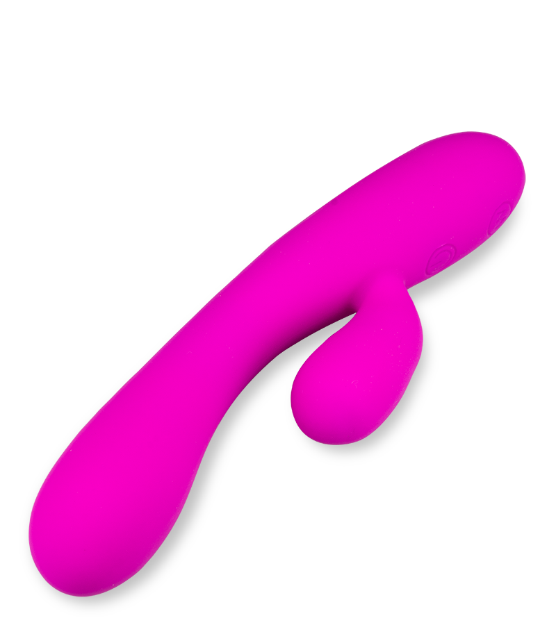 Wiederaufladbarer Rabbit-Vibrator Violetta