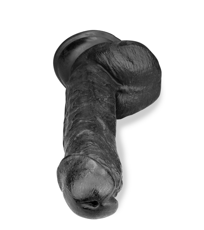 XL-Saugnapfdildo mit Spritzfunktion