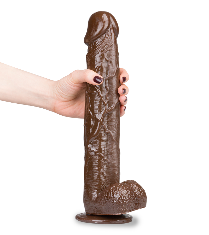 XXL-Naturdildo mit Saugnapf Julius