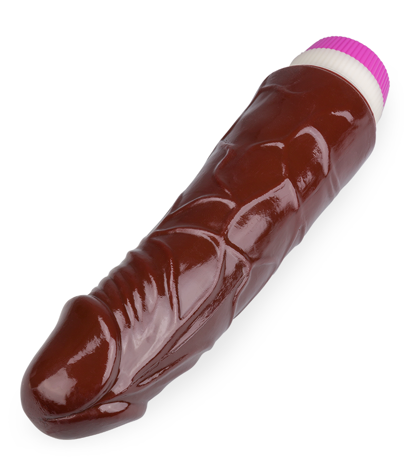 Zweifarbiger biegsamer Dildo-Vibrator
