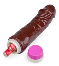 Laden Sie das Bild in den Galerie-Viewer, Zweifarbiger biegsamer Dildo-Vibrator